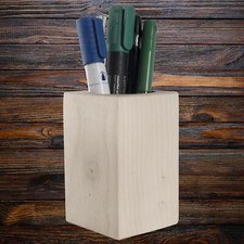 Wooden Desktop Pen Scissors