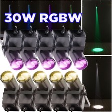 10pcs RGBW Pin Spot Light LED