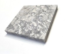 Silver 2x2 Honed Filled Travertine Mosaic Floor and Wall Tile (Sold by piece)