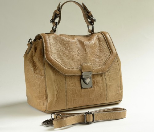 Mock croc camel light tan - camel,