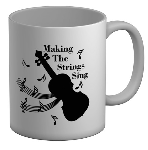 Violin lover making the - violin,
