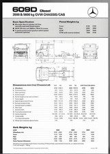 Mercedes-Benz 609D Chassis Cab