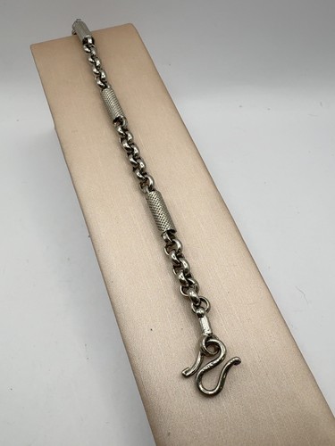 Silver tone chunky rolo link - rolo,