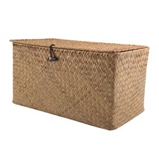 Handmade Straw Woven Storage
