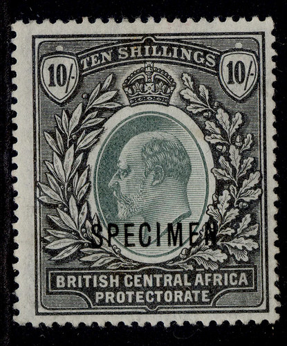 Nyasaland bca edvii sg65s - nyasaland,