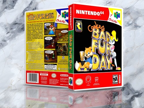 Conkers bad fur day n64 - conkers,