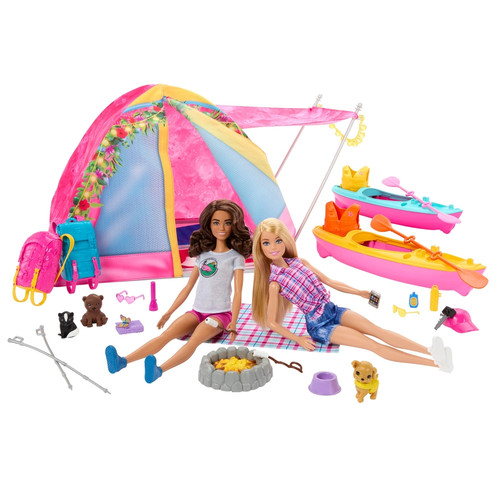 Barbie camping playset with - camping, 2