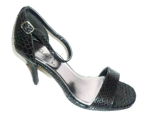 Black faux leather shoes - shoes, 6