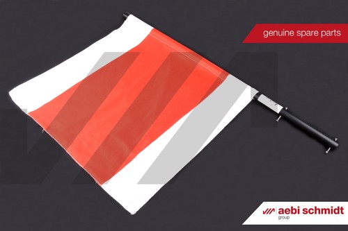 Warning flag with - warning,