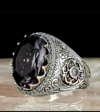 Turkish Retro Men Ring With