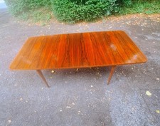 Robert Heritage for Archie Shine Rosewood Extending Table Mid Century Vintage.