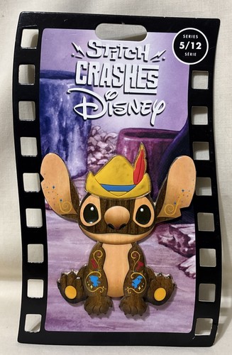 Stitch crashes disney pin - disney,