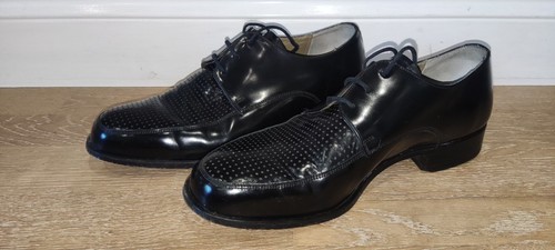 Barker black leather - black, derby