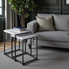 Set Of 2 Coffee Table Marble