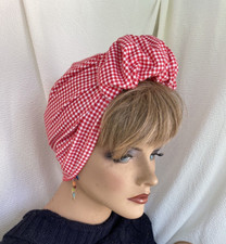 Ruffle Front Red White Gingham