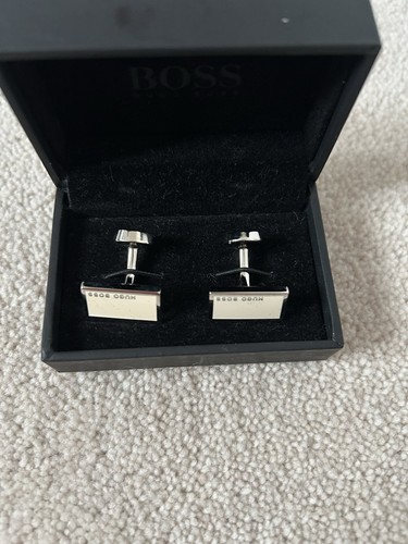 Hugo boss cufflinks white - cufflinks,