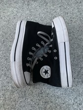 Converse Chuck Taylor All Star Platform Black Canvas 560845C - UK Size 6