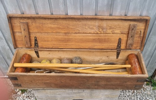 Jaques vintage croquet set - vintage,