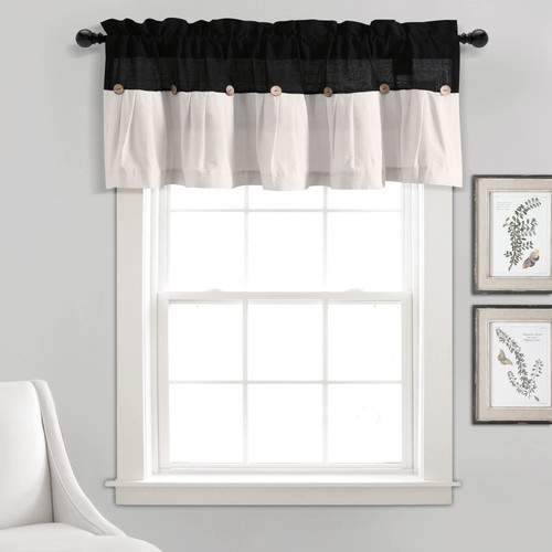 Lush decor linen button - decor,