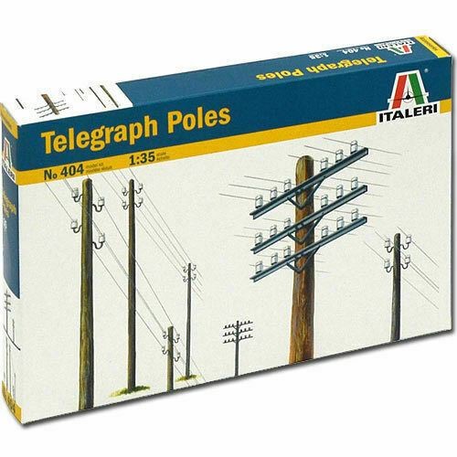 Italeri telegraph poles 404 - telegraph,