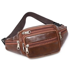 Leather Travel Waist Bag Bum