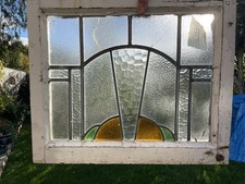 1930s Vintage Stain Glass