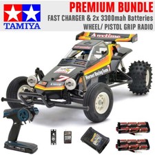 TAMIYA RC 58336 The Hornet 2004 1:10 Premium Wheel Radio Bundle