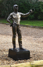 Jockey statue ... horse tether sculpture