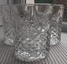 3 Libbey Clear Glass Shor