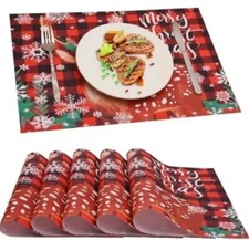 Washable Placemats, Christmas