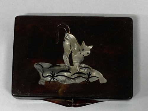 1920 manicure set inlaid - set,