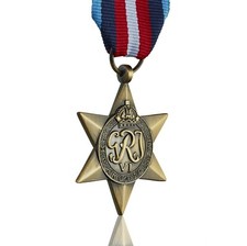 Full Size Replica Arctic Star Medal & Ribbon. World War 2 WW2 Award/Campaign