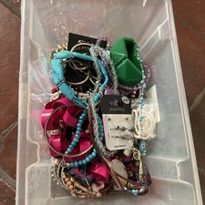 Box Full Of Joblot Jewellery 