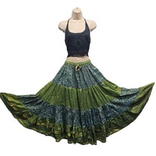 Silk Blend Sari 6/7 Yard Skirt