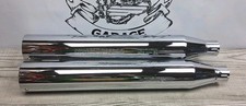Harley Davidson Fat Bob Dyna Exhaust Mufflers Silencers OEM 64900183 64900185 e4