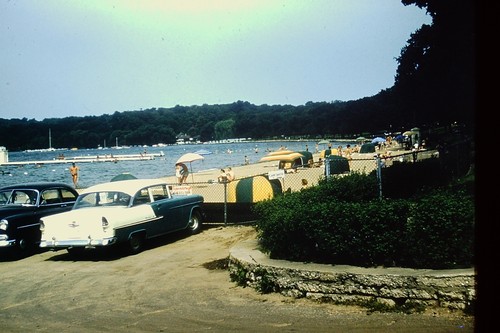 Vintage found slide photograph - found,