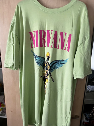 Primark cares nirvana green - nirvana,