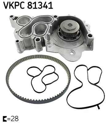 Timing belt kit - timing, skf