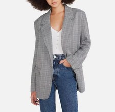Steve Madded Gray Plaid Blazer