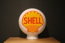 Shell round petrol pump globe - round,