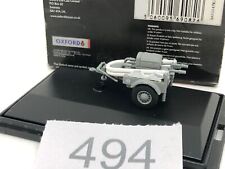 Oxford Diecast OO 76CCP001 Coventry Climax Pump Trailer Grey NFS