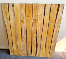 10 x Rustic Waney Live Edge Hardwood Planks - 15 x 70 x 800mm
