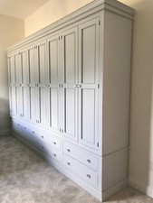 Wardrobe - Painted 8 Door 8