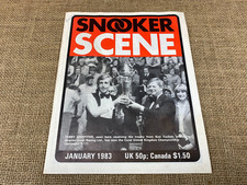 SNOOKER SCENE JANUARY 1983 EDITION MAGAZINE-TERRY GRIFFITHS