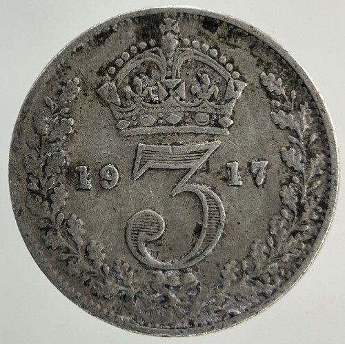 1917 george threepence - george, v