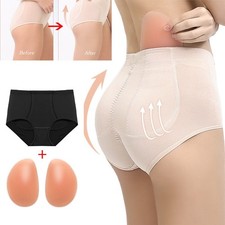 BUTT LIFTER SILICONE PADS PANTY Booty Bum Enhancer Hip Knickers Body Shaper