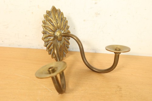 Vintage brass wall lamp - brass,