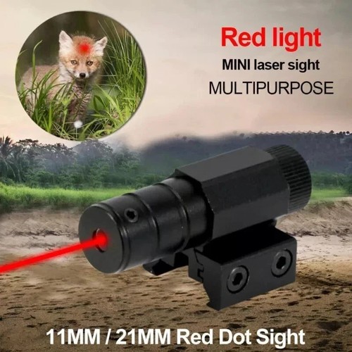 Red laser dot sight scope - red,