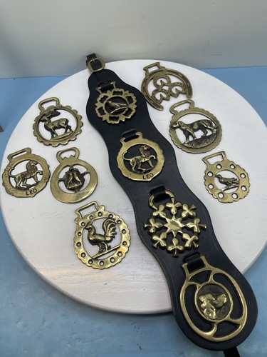Horse brass decorative - brass, tack