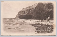Alabaster Cliffs Watchet Somerset Coastal Geology Sepia Postcard